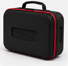 Custom EVA tool case with molded side groove