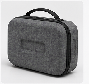 EVA travel case with side positioning feature